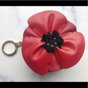 🌸NWT Kate Spade Black Poppy Ooh La La Coin Purse